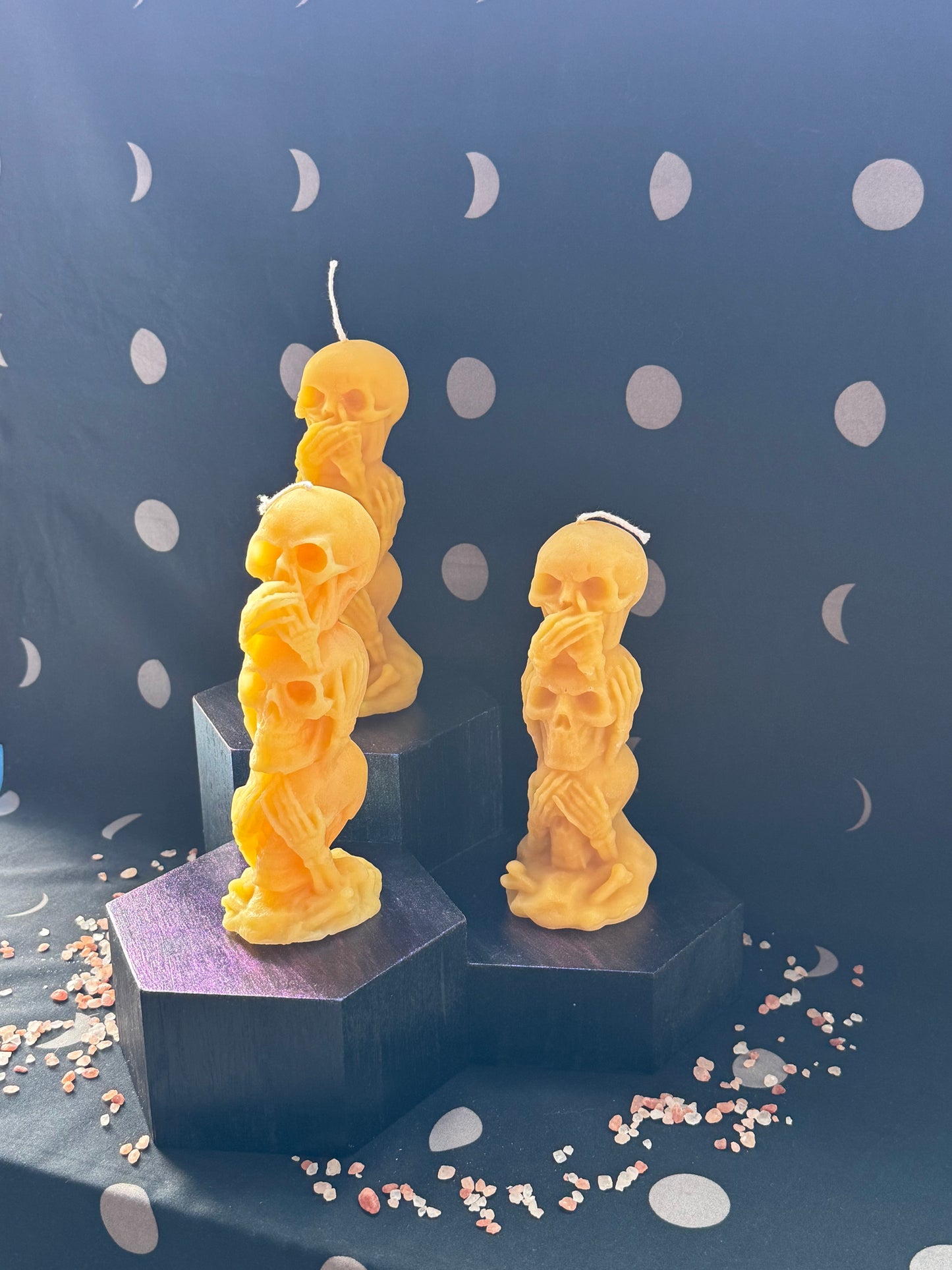 Tall Skull Tower Candle
