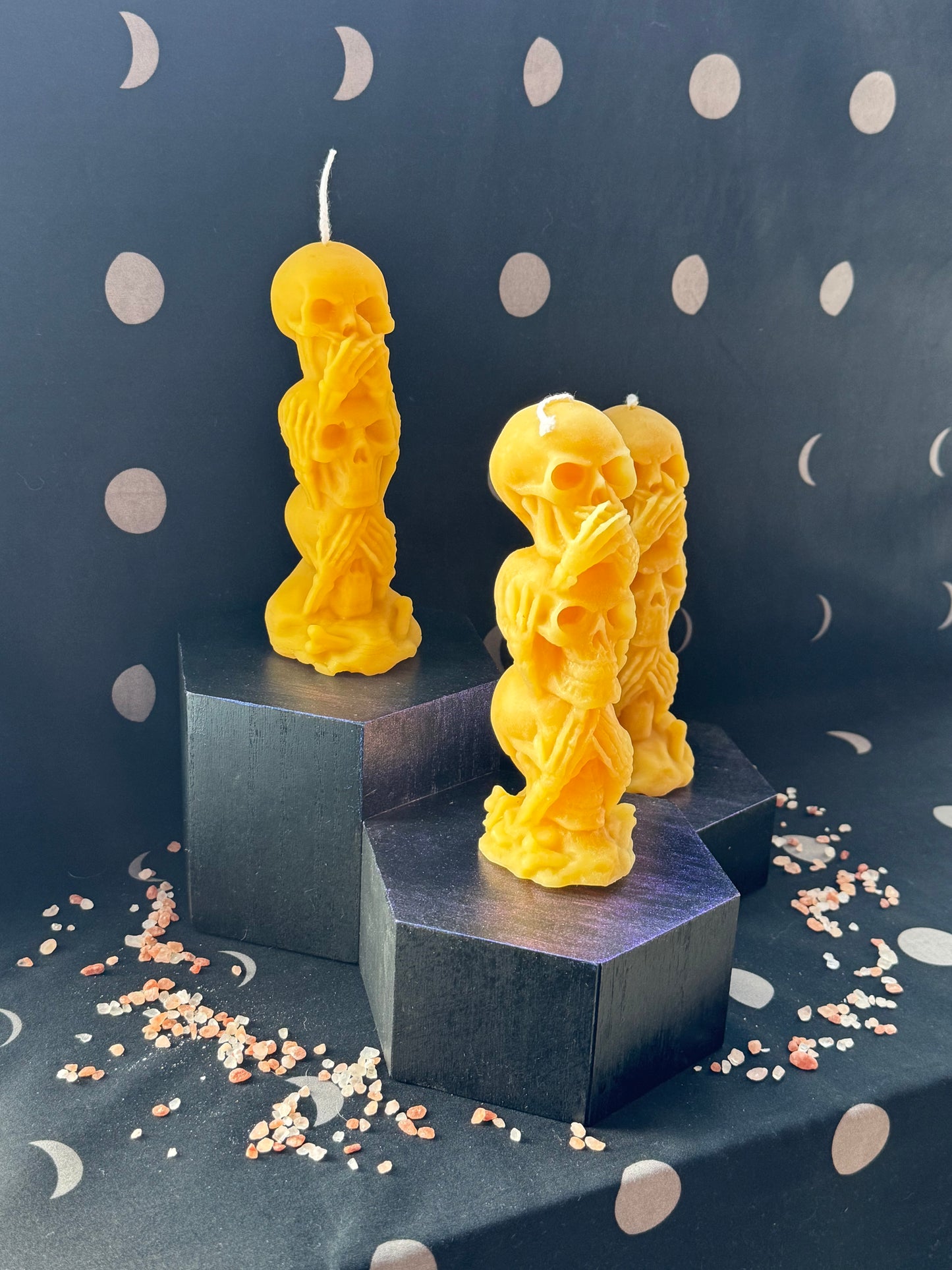 Tall Skull Tower Candle